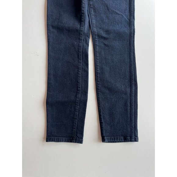 ANINE BING Jagger OD Black Dark Blue High Rise Skinny Ankle Jeans, Size 28 - Picture 8 of 15